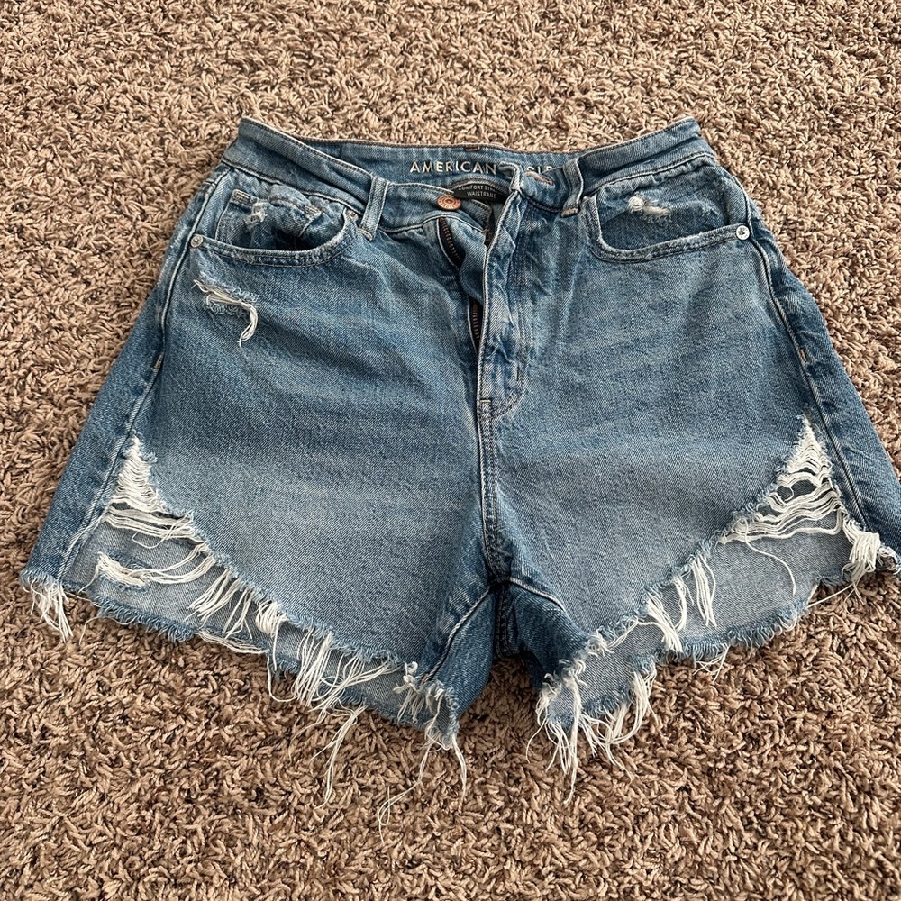American Eagle Outfitters High-Rise Mom Denim Shorts